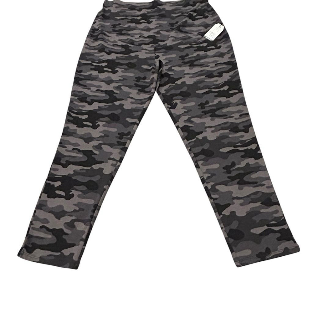 Time And Tru Maternity Leggings XXL Gray Camo Print - Picture 1 of 10